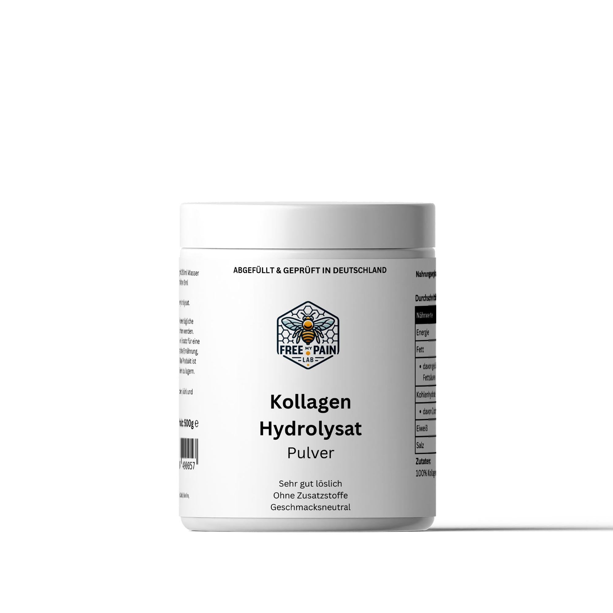 Kollagen Hydrolysat Pulver für Männer – 100 % reines Rinderkollagen für Gelenke und Muskeln